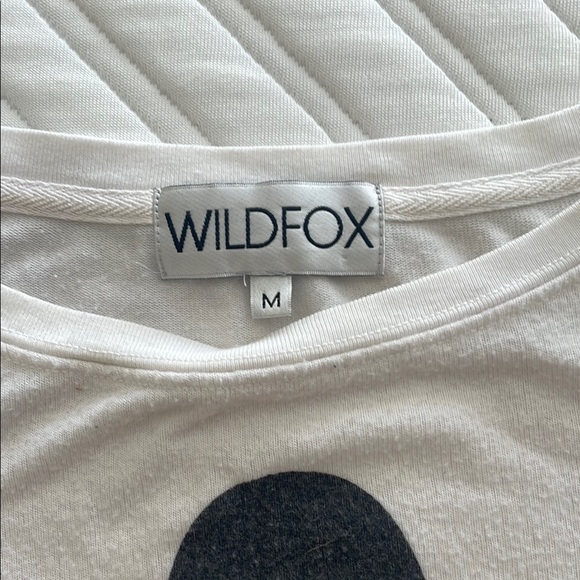 Wildfox White knit Shirt/sweater with Red Guard Print - Picture 2 of 11